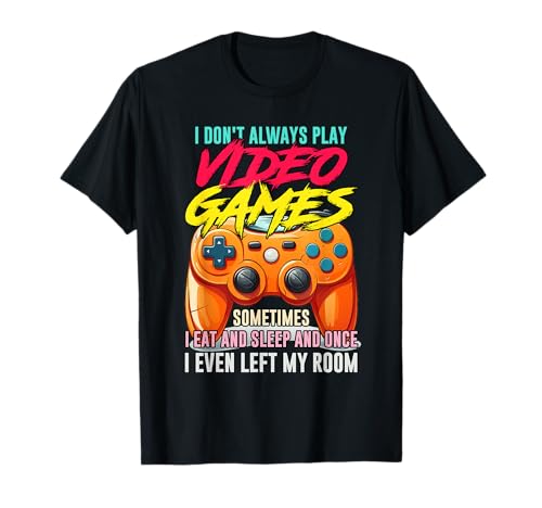 Videospieler I DON'T ALWAYS PLAY VIDEO GAMES Kinder T-Shirt Videospieler I DON'T ALWAYS PLAY VIDEO GAMES Kinder T-Shirt von Zocker Geschenk Gamer Kind Shirt Gaming Kinder