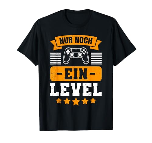Zocker NUR NOCH EIN LEVEL Lustiges Videospiel Kinder T-Shirt Zocker NUR NOCH EIN LEVEL Lustiges Videospiel Kinder T-Shirt von Zocker Geschenk Gamer Kind Shirt Gaming Kinder