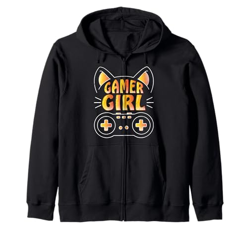 Kinder Zocken GAMER GIRL Lustiges Gaming Mädchen Kapuzenjacke Kinder Zocken GAMER GIRL Lustiges Gaming Mädchen Kapuzenjacke von Zocker Geschenk Gamer Mädchen Shirt Gaming Kinder