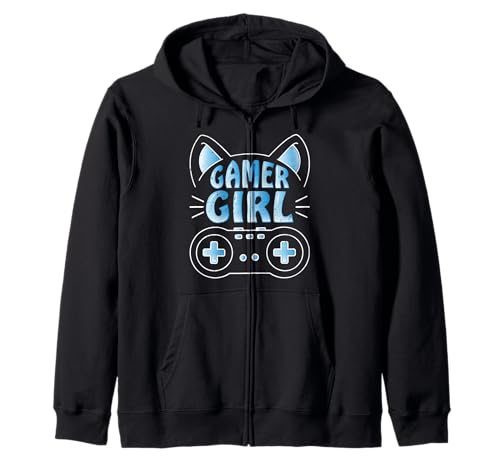 Kinder Zocken GAMER GIRL Lustiges Gaming Mädchen Kapuzenjacke Kinder Zocken GAMER GIRL Lustiges Gaming Mädchen Kapuzenjacke von Zocker Geschenk Gamer Mädchen Shirt Gaming Kinder