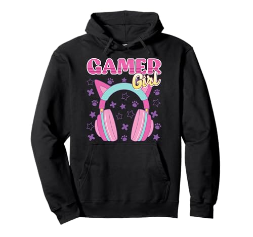 Video Gaming GAMER GIRL Lustiges Mädchen Gaming Zocken Pullover Hoodie Video Gaming GAMER GIRL Lustiges Mädchen Gaming Zocken Pullover Hoodie von Zocker Geschenk Gamer Mädchen Shirt Gaming Kinder