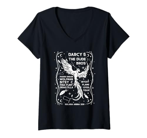 Damen Zodiac Academy T-Shirt mit V-Ausschnitt Damen Zodiac Academy T-Shirt mit V-Ausschnitt von Zodiac Academy Book Club Tee Gifts