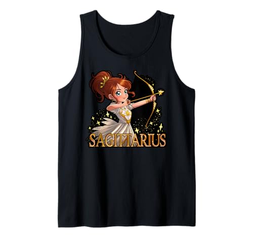 Anime Schütze Sternzeichen Mädchen Bogenschütze Tank Top Anime Schütze Sternzeichen Mädchen Bogenschütze Tank Top von Zodiac Anime Sagittarius