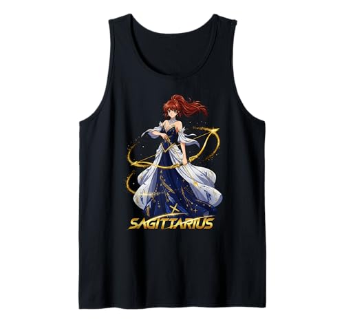 Anime Schütze Sternzeichen Mädchen Bogenschütze Tank Top Anime Schütze Sternzeichen Mädchen Bogenschütze Tank Top von Zodiac Anime Sagittarius