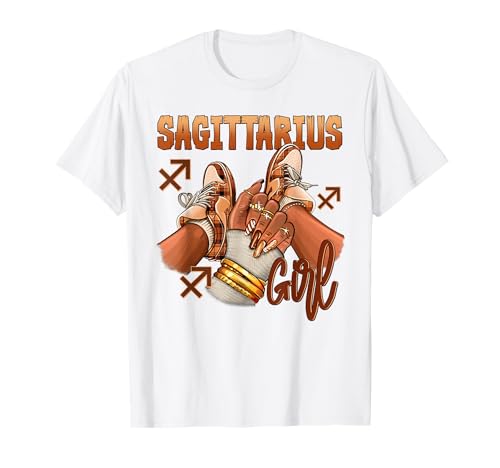 Schütze Mädchen Geburtstag Melanin Schwarz Frau Schuhe Sternzeichen T-Shirt Schütze Mädchen Geburtstag Melanin Schwarz Frau Schuhe Sternzeichen T-Shirt von Zodiac Birthday Queen Melanin Black Girls Sneakers