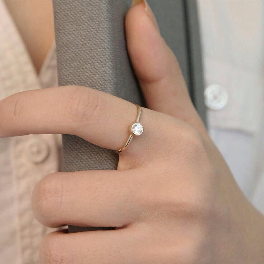 Ring, 925K Silverring, Brautjungfer Fashion Ring Ring, 925K Silverring, Brautjungfer Fashion Ring von ZodiacZoneDesigns