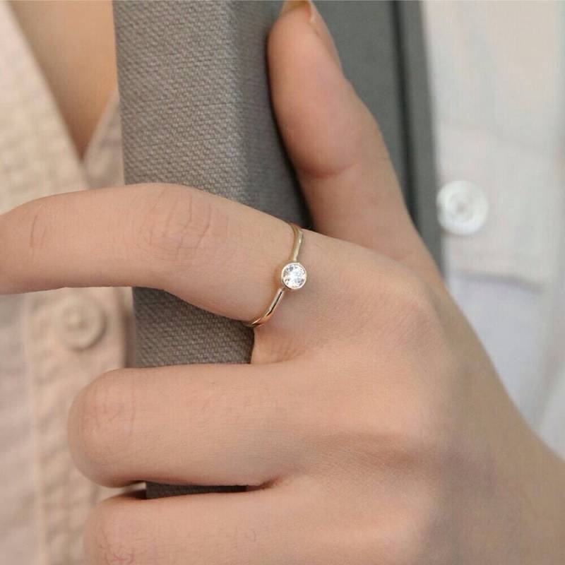 Ring, 925K Silverring, Brautjungfer Fashion Ring Ring, 925K Silverring, Brautjungfer Fashion Ring von ZodiacZoneDesigns