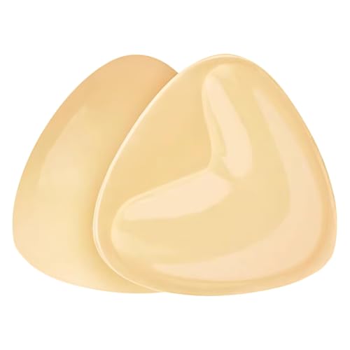 ZoeWei Klebe BH Push Up Pads Sticky Bra Doppelseitig Klebe-BH Selbstklebende Pushpads Wiederverwendbar Waschbar Nippli Pads für Damen Bikini Badeanzug Brautkleid (A Cup) von ZoeWei