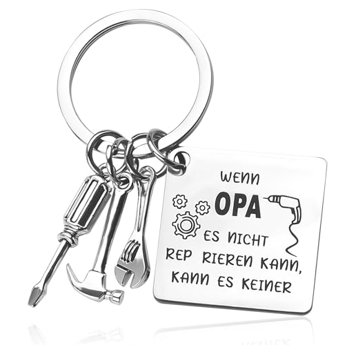 ZoeWei Opa Geschenk, Schlüsselanhänger Opa Geschenke für Opa Geschenk zum Vatertag Geburtstagsgeschenk für Opa Vatertagsgeschenke von Enkel Enkelin von ZoeWei