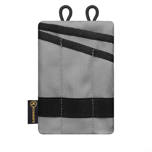 Hüfttasche, Oxford Taktische Tasche, kompakte Hüfttasche mit Reißverschlussfach für Outdoor-Abenteuer (Hellgrau) von Zoegneer