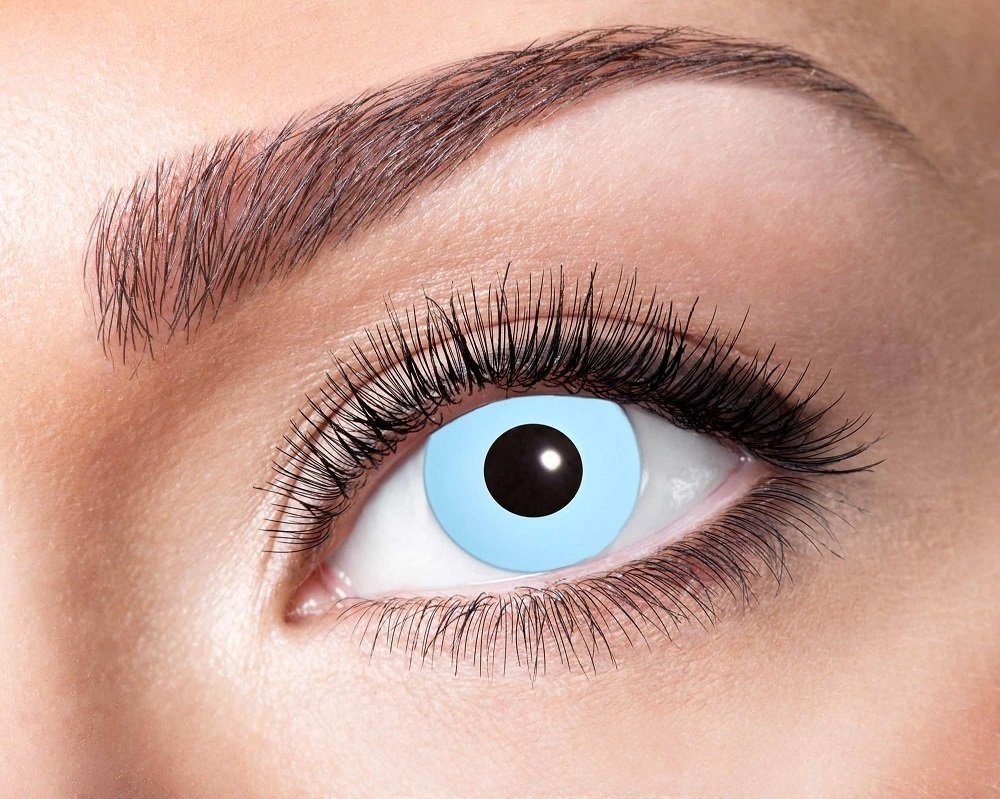 Eyecatcher Motivlinsen Farblinsen - 3-Monats-Kontaktlinsen, m13 - Ice Bl von Eyecatcher