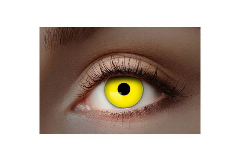 Zoelibat Motivlinsen One Week UV Kontaktlinsen, Gelb (W96) von Zoelibat