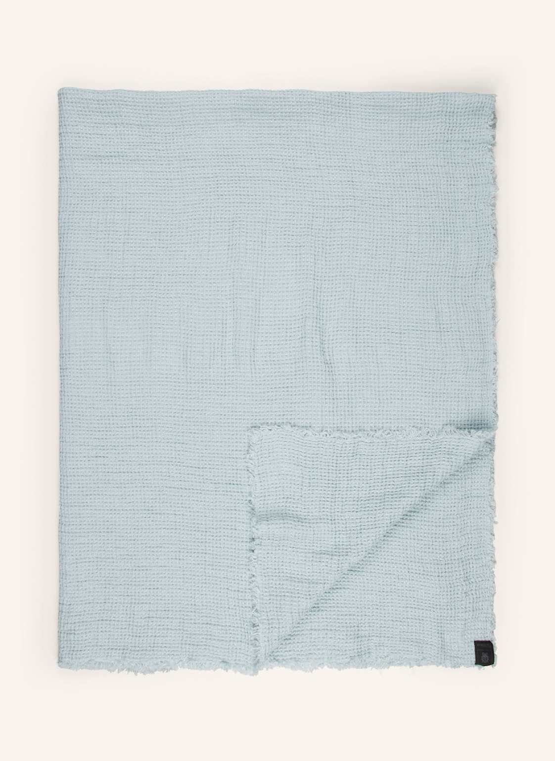 Zoeppritz Leinen-Plaid Honeybee blau von Zoeppritz