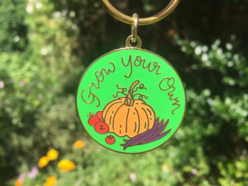 Gärtner Schlüsselanhänger - Wachsen Sie Für Sich Selbst von ZoesGardenPrints