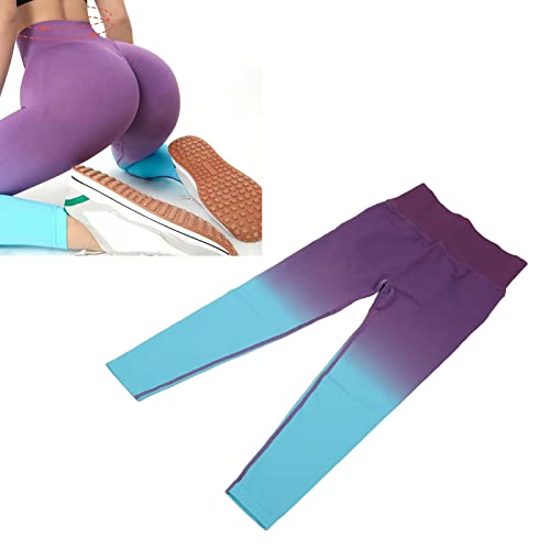 Damen-Yogahose, hoch taillierte Workout-Yoga-Leggings, Bauchkontroll-Scrunch-Po-Lifting-elastische Strumpfhose von Zoeyilan
