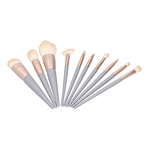 Make-up-Pinsel-Set, 10-teilig, Lidschatten-Pinsel-Set mit weichen Haaren für hochwertige synthetische Lidschatten, Augenbrauen, Rouge, Puder, Concealer-Schatten von Zoeyilan