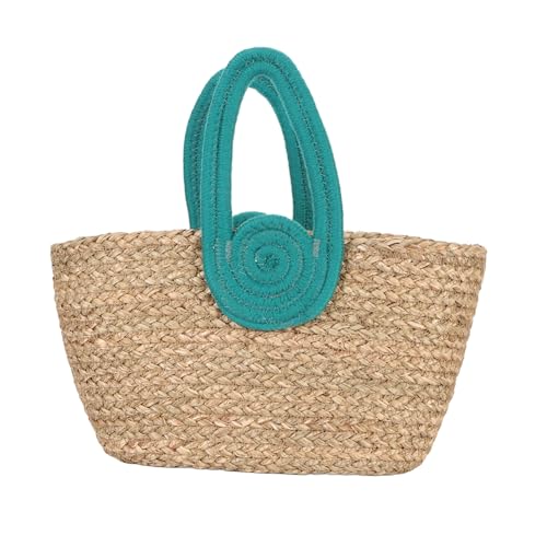 Zoeyilan Neue gewebte Tasche, Stroh Strand taschen, mit großer Kapazität Leichter bequemer Griff Tasche für Schwimmbäder Zoeyilan Neue gewebte Tasche, Stroh Strand taschen, mit großer Kapazität Leichter bequemer Griff Tasche für Schwimmbäder von Zoeyilan