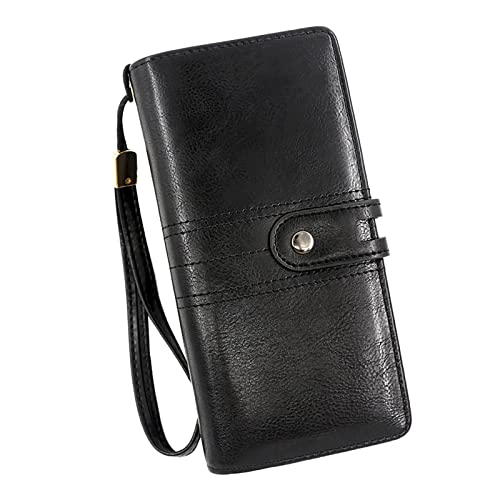 Zofedap Geldbörse Damen Gross Portemonnaie Leather mit Münzfach Portmonee Geldbeutel Brieftasche Kreditkartenetui Kartenhalter Wallet Zwei Geldbörsen Damen Eva von Zofedap