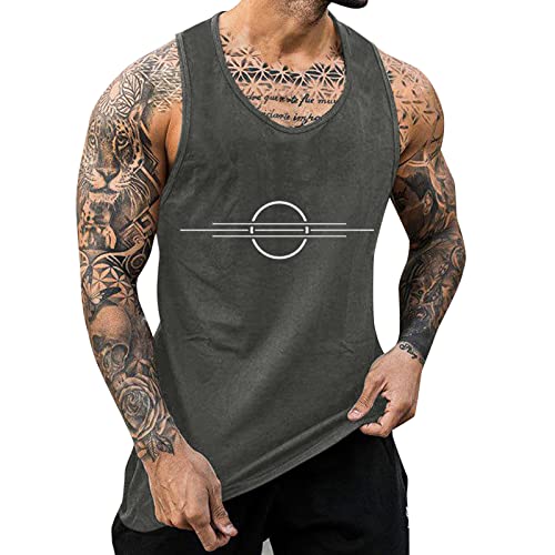 Zofedap Gym Tank Top Herren Hawaii Hemd Männer Sport Ärmelloses Shirts Sommer Muscleshirt Achselshirts Muskelshirt Unterhemd Trainingsshirt Tanktop Trägershirt Funktionsshirt Laufshirt Sommer Tops von Zofedap