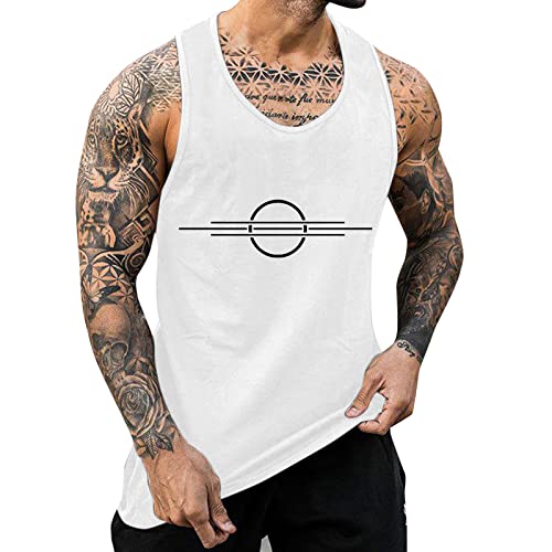 Zofedap Gym Tank Top Herren Hawaii Hemd Männer Sport Ärmelloses Shirts Sommer Muscleshirt Achselshirts Muskelshirt Unterhemd Trainingsshirt Tanktop Trägershirt Funktionsshirt Laufshirt Sommer Tops von Zofedap