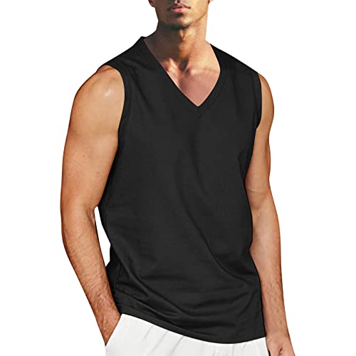 Zofedap Gym Tank Top Herren Sport Ärmelloses Shirts Workout Muskelshirt Achselshirts Muscleshirt Tanktop Trägershirt Funktionsshirt Laufshirt Unterhemd Trainingsshirt Hawaii Hemd Männer Sommer von Zofedap