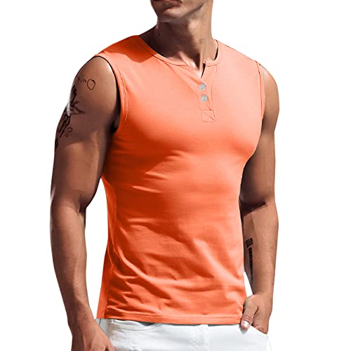 Zofedap Gym Tank Top Herren Sport Ärmelloses Shirts Workout Muskelshirt Achselshirts Muscleshirt Tanktop Trägershirt Funktionsshirt Laufshirt Unterhemd Trainingsshirt Hawaii Hemd Männer Sommer von Zofedap