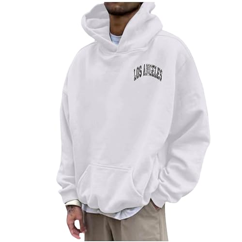 Zofedap Hoodie Herren Kapuzenpullover Oversize Langarmshirt Sweatshirt Streetwear Kapuzenpulli Sweatjacke Frühling Herbst Winter von Zofedap