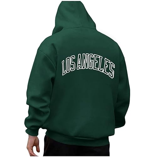 Zofedap Miami23 Kapuzenpullover Herren Hoodie Männer mit Backprint Sweatjacke Langarm Sweatshirt Kapuzenpulli Streetwear Frühling Herbst Winter von Zofedap