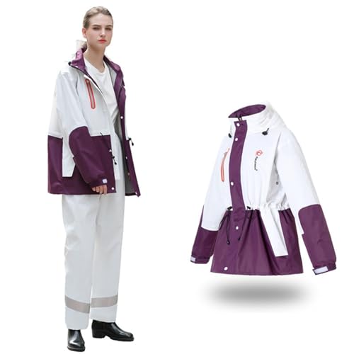 Zofedap Regenanzug Unisex Erwachsene Wasserdicht Atmungsaktiv Zweiteiler Regenjacke und Regenhose Herren Damen Leichte Regenbekleidung 2 Teilig Dünne Regenmantel für Fahrrad Motorrad Wandern Zofedap Regenanzug Unisex Erwachsene Wasserdicht Atmungsaktiv Zweiteiler Regenjacke und Regenhose Herren Damen Leichte Regenbekleidung 2 Teilig Dünne Regenmantel für Fahrrad Motorrad Wandern von Zofedap