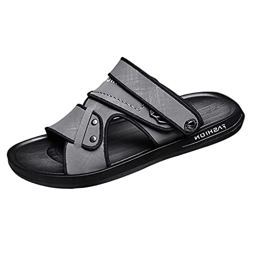 Zofedap Sandalen Herren Sommerschuhe Atmungsaktiv Schlappen Wandersandalen Römersandalen Laufsandalen Pantoletten Trekkingsandalen Männer von Zofedap