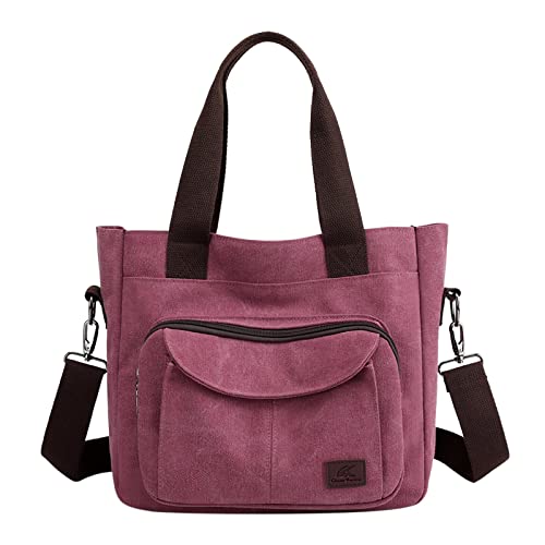 Zofedap Umhängetasche Damen und Herren Handtasche Elegant Schultertasche Henkeltaschen Tasche Frauen Sporttasche Handytasche Kleiner Rucksack Mädchen Teenager Taschen Nähen Taschen Nähen Zubehör von Zofedap