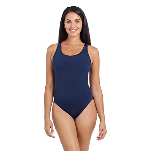 Zoggs Damen Cottesloe Powerback Bademode, Marineblau, 44, Navy von Zoggs