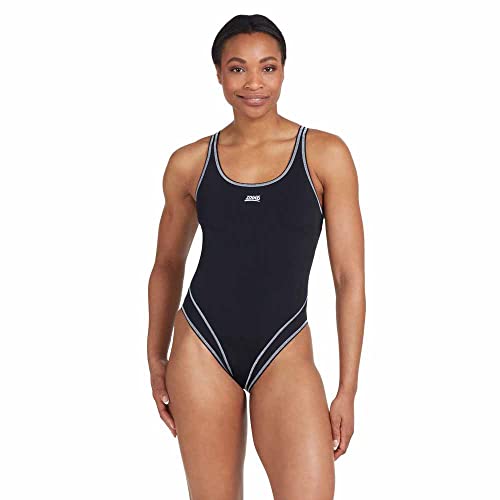 Zoggs Damen Master Back Badeanzug, schwarz, 42 von Zoggs
