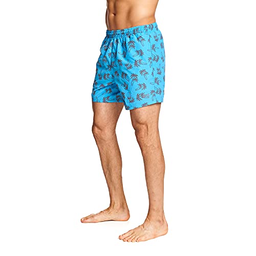 Zoggs Herren Balmy Palmy 15" Shorts Turq M Badehose, Türkis Multi, S 7-9 Zoggs Herren Balmy Palmy 15" Shorts Turq M Badehose, Türkis Multi, S 7-9 von Zoggs