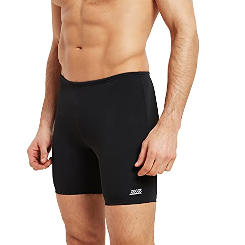 Zoggs Herren Cottesloe Mid Jammer Badehose, Schwarz, 40 von Zoggs