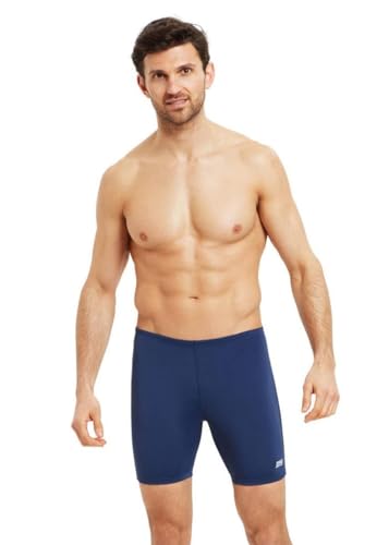 Zoggs Herren Cottesloe Mid Jammer Schwimm-Slips, Marineblau, 34 von Zoggs