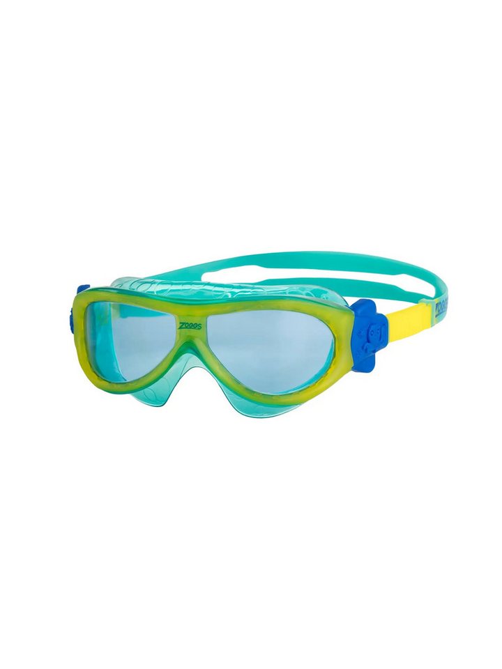 Zoggs Schwimmbrille Phantom Kids Mask YELLOW TURQOISE von Zoggs