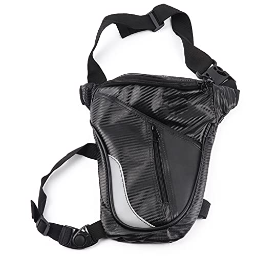 Zohisin Motorcycle Leg Bag Black Motorcycle Bag Riding Leg Bag Riding Waist Bag for Men Zohisin Motorcycle Leg Bag Black Motorcycle Bag Riding Leg Bag Riding Waist Bag for Men von Zohisin