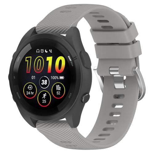 Zohmuly Band Kompatibel mit Garmin Venu 3/Forerunner 265/255, Weiches Silikon Replacement Watch Strap Silikonarmband Herren Damen Silikon Ersatzarmband für Garmin Venu 2 von Zohmuly