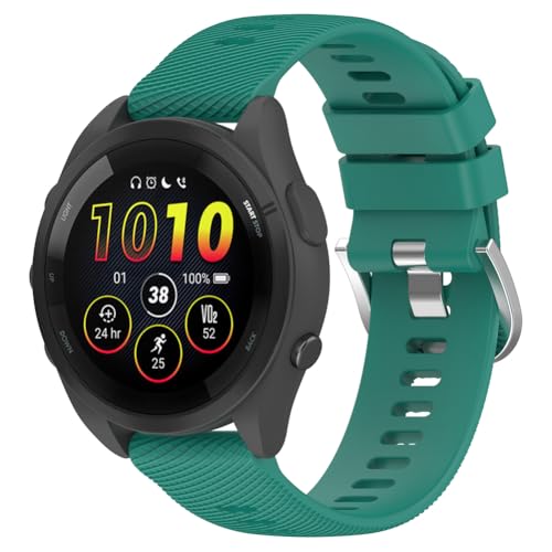 Zohmuly Band Kompatibel mit Garmin Venu 3/Forerunner 265/255, Weiches Silikon Replacement Watch Strap Silikonarmband Herren Damen Silikon Ersatzarmband für Garmin Venu 2 von Zohmuly