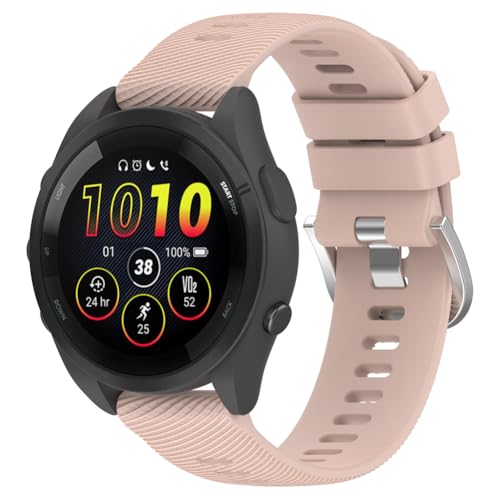 Zohmuly Band Kompatibel mit Garmin Venu 3S/Forerunner 265S/vivomove 3S, Weiches Silikon Replacement Watch Strap Silikonarmband Herren Damen Silikon Ersatzarmband für Garmin Venu 2S von Zohmuly