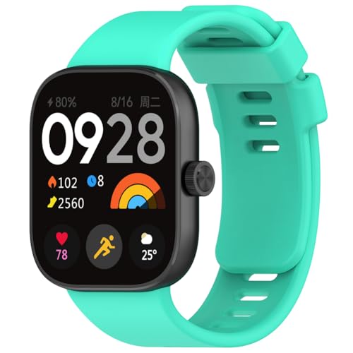 Zohmuly Band Kompatibel mit Redmi watch 4/Xiaomi band 8 pro, Weiches Silikon Replacement Watch Strap Silikonarmband Herren Damen Silikon Ersatzarmband für Redmi watch 4 von Zohmuly