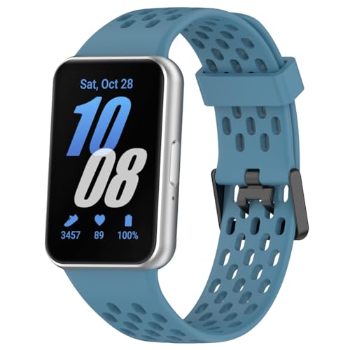 Zohmuly Band Kompatibel mit Samsung Galaxy fit 3, Weiches Silikon Replacement Watch Strap Silikonarmband Herren Damen Silikon Ersatzarmband für Samsung Galaxy fit 3 von Zohmuly