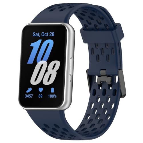 Zohmuly Band Kompatibel mit Samsung Galaxy fit 3, Weiches Silikon Replacement Watch Strap Silikonarmband Herren Damen Silikon Ersatzarmband für Samsung Galaxy fit 3 von Zohmuly