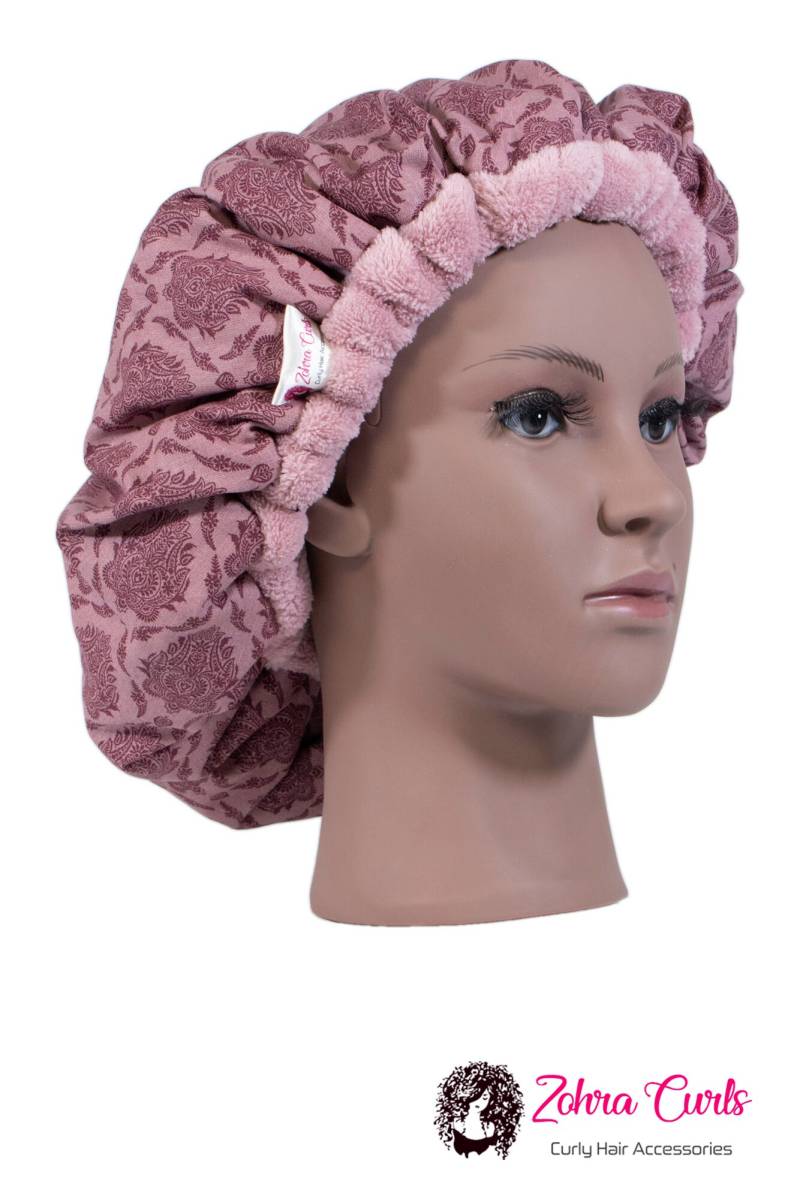 Heat Cap, Model Baroness, Deepconditioning Wärmehaube, Lockenpflege, Waschbar, Leinsamen Mikrowellengeeignet Heat Cap, Model Baroness, Deepconditioning Wärmehaube, Lockenpflege, Waschbar, Leinsamen Mikrowellengeeignet von Zohracurls