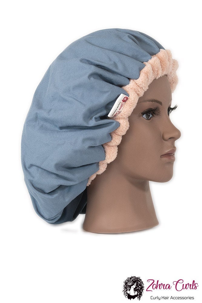 Heat Cap, Model Cotton Candy Deepconditioning Wärmehaube, Lockenpflege, Waschbar, Leinsamen Mikrowellengeeignet Heat Cap, Model Cotton Candy Deepconditioning Wärmehaube, Lockenpflege, Waschbar, Leinsamen Mikrowellengeeignet von Zohracurls