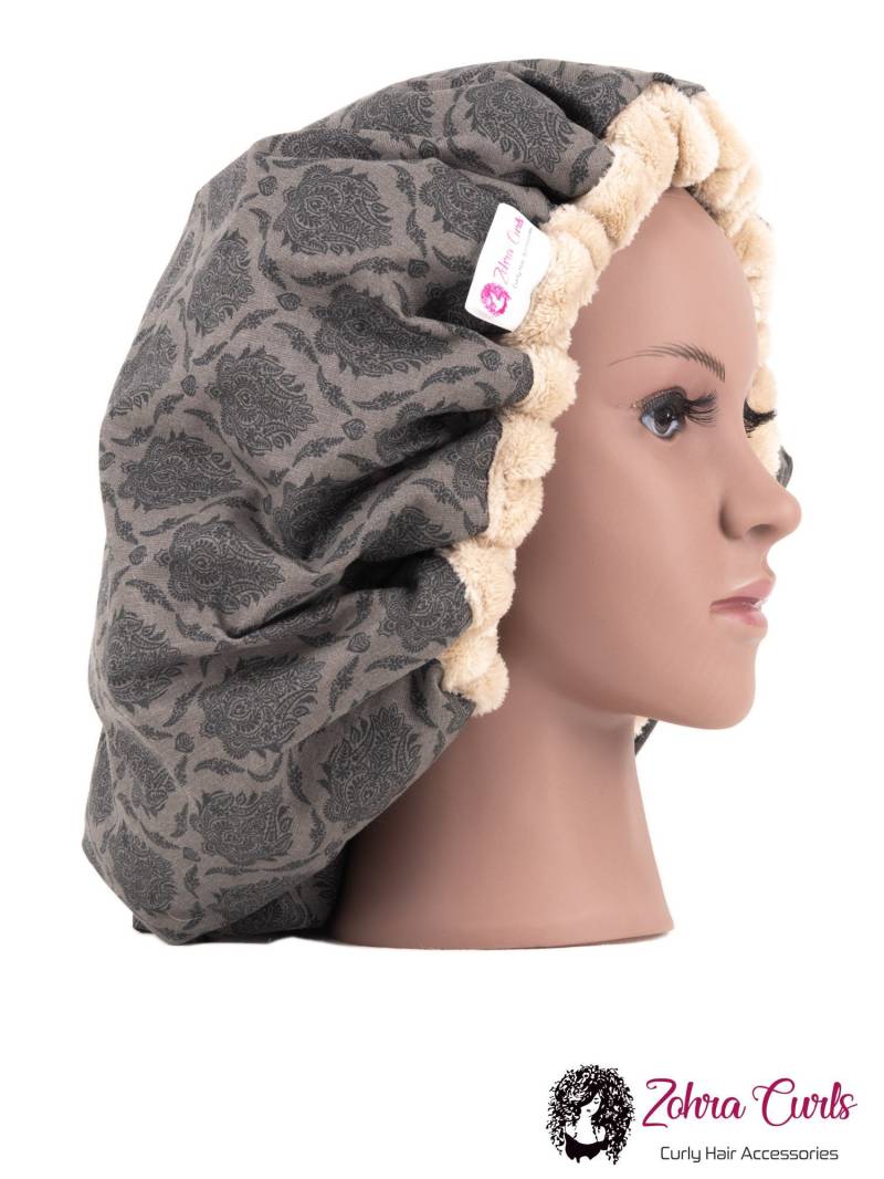Heat Cap, Model Diva Deepconditioning Wärmehaube, Lockenpflege, Waschbar, Leinsamen Mikrowellengeeignet Heat Cap, Model Diva Deepconditioning Wärmehaube, Lockenpflege, Waschbar, Leinsamen Mikrowellengeeignet von Zohracurls