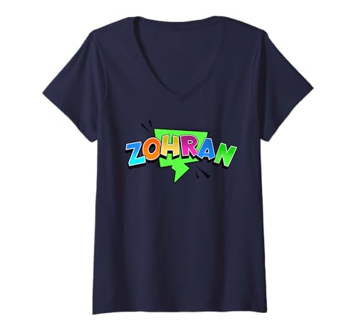 Damen Zohra Mamdani für Bürgermeister Progressive Pro Zohran Lustig Cool T-Shirt mit V-Ausschnitt Damen Zohra Mamdani für Bürgermeister Progressive Pro Zohran Lustig Cool T-Shirt mit V-Ausschnitt von Zohran For NYC Mayor Campaign 2025 Cool Tees Gifts
