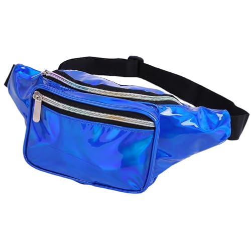 Bauchtasche Herren, HüFttasche für Männer Frauen Unisex, Handytasche Sport Geldgürtel Wandern (Color : Blue, Size : One Size) von Zolito