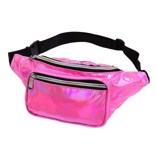 Bauchtasche Herren, HüFttasche für Männer Frauen Unisex, Handytasche Sport Geldgürtel Wandern (Color : Rosy, Size : One Size) von Zolito